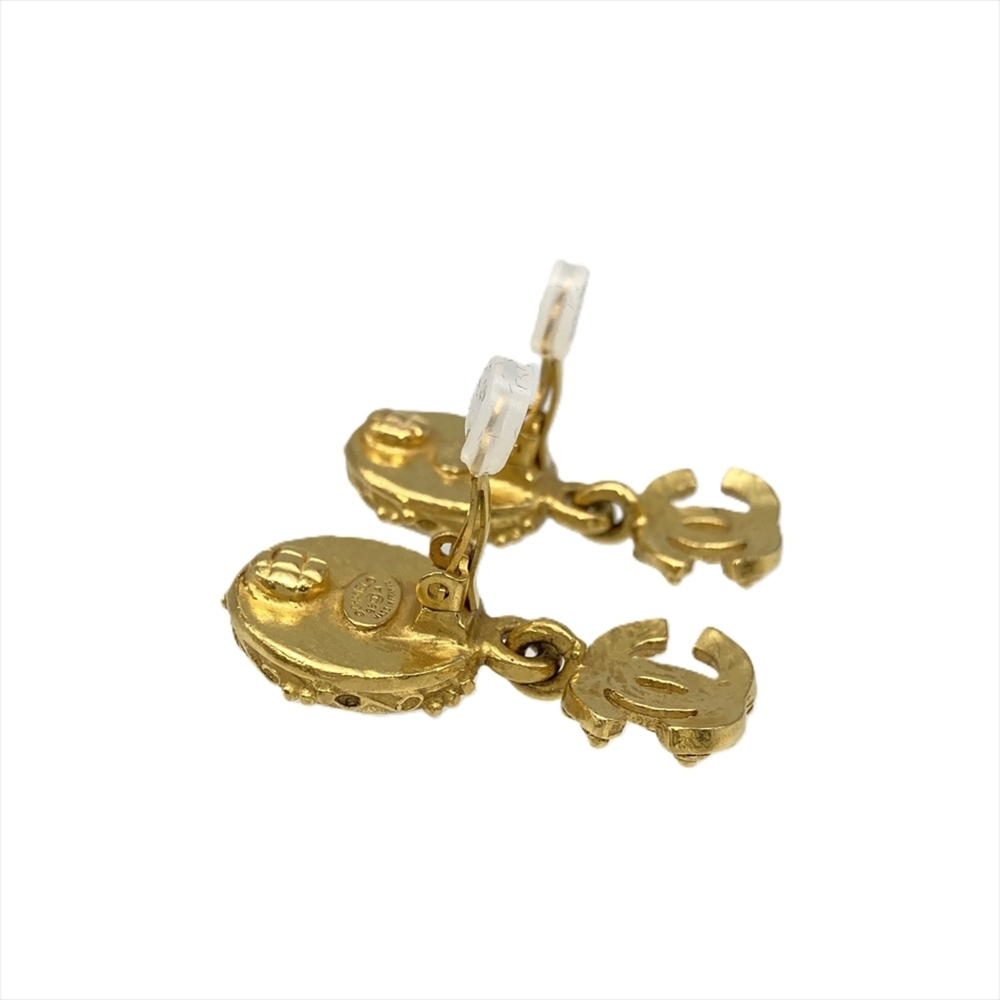 CHANEL Black Logo Earrings - Picture 6 of 8